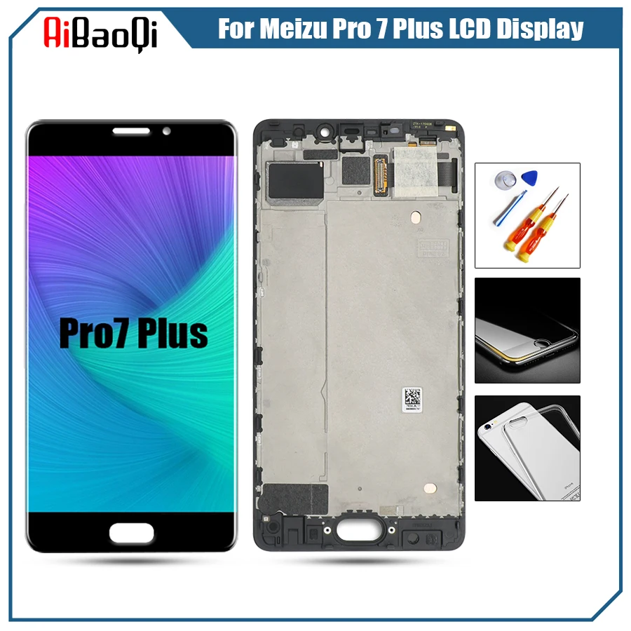 100% протестированный Оригинальный сенсорный экран ЖК-дисплей для Meizu Pro 7 Plus