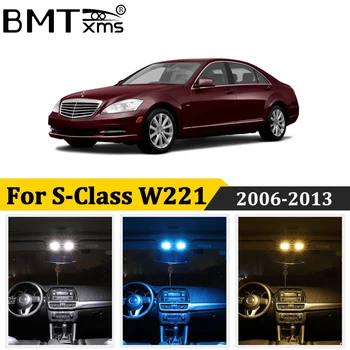 

BMTxms 24Pcs Car LED Interior Light Canbus For Mercedes Benz S class W221 S250 S280 S300 S320 S350 S400 S420 S450 2006-2013
