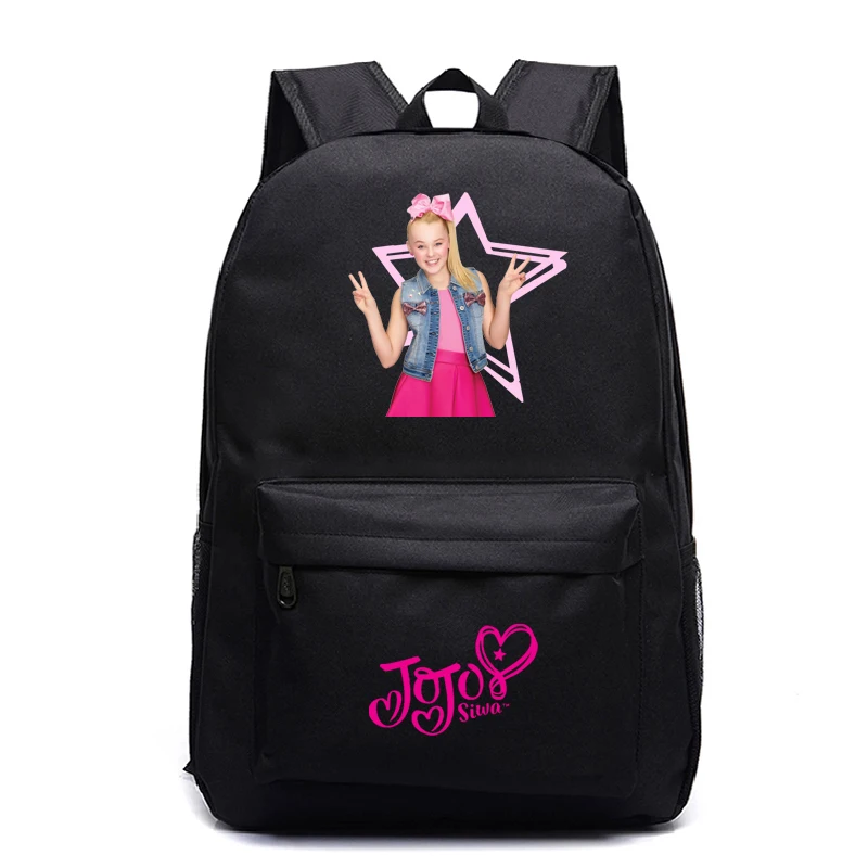 Mochila Jojo Siwa рюкзак для детей, мальчиков и девочек, подростков, рюкзак с популярным рисунком, школьная модная сумка, сумка для школы - Цвет: 2