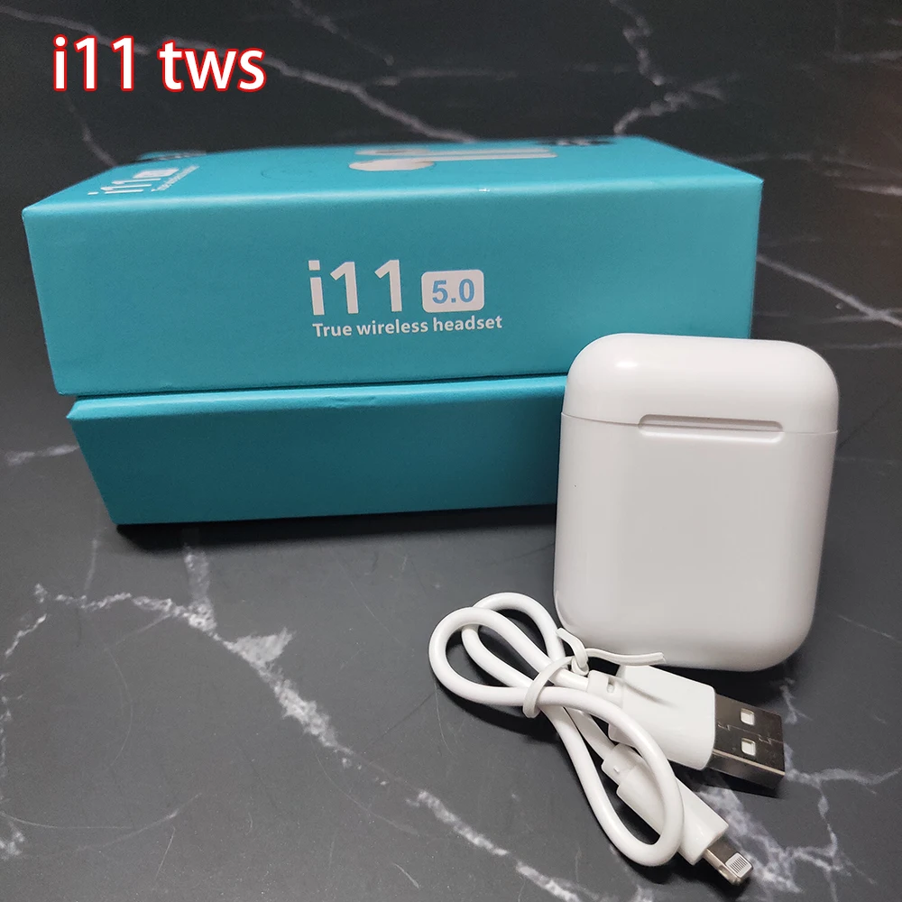Настоящие беспроводные стерео наушники i11TWS, беспроводные наушники Mini 5,0, Bluetooth наушники, гарнитура, невидимые вкладыши для всех смартфонов