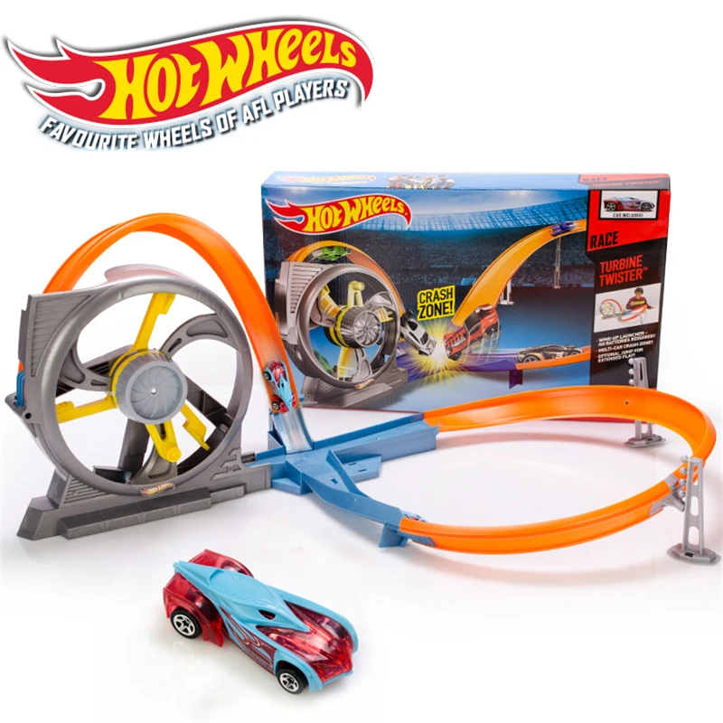 Hotwheels Roundabout track Toy Kids Cars Toys Plastic Metal Mini Hotwheels Cars Machines For Kids Educational Car Toy - Цвет: X9285