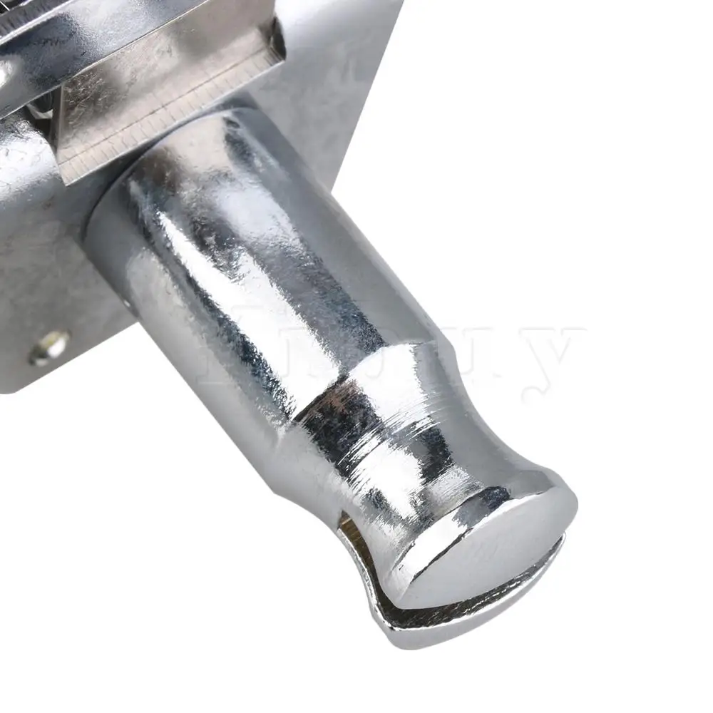 Yibuy 4R Chrome Bass Guitar Machine Heads Tuners / Elephant ear button