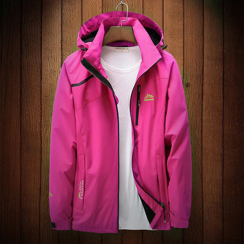 

Raincoat Jacket Men And Women Popular Brand COUPLE'S Windproof Coat Spring And Autumn Outdoor Waterproof Sports Single Layer Mul