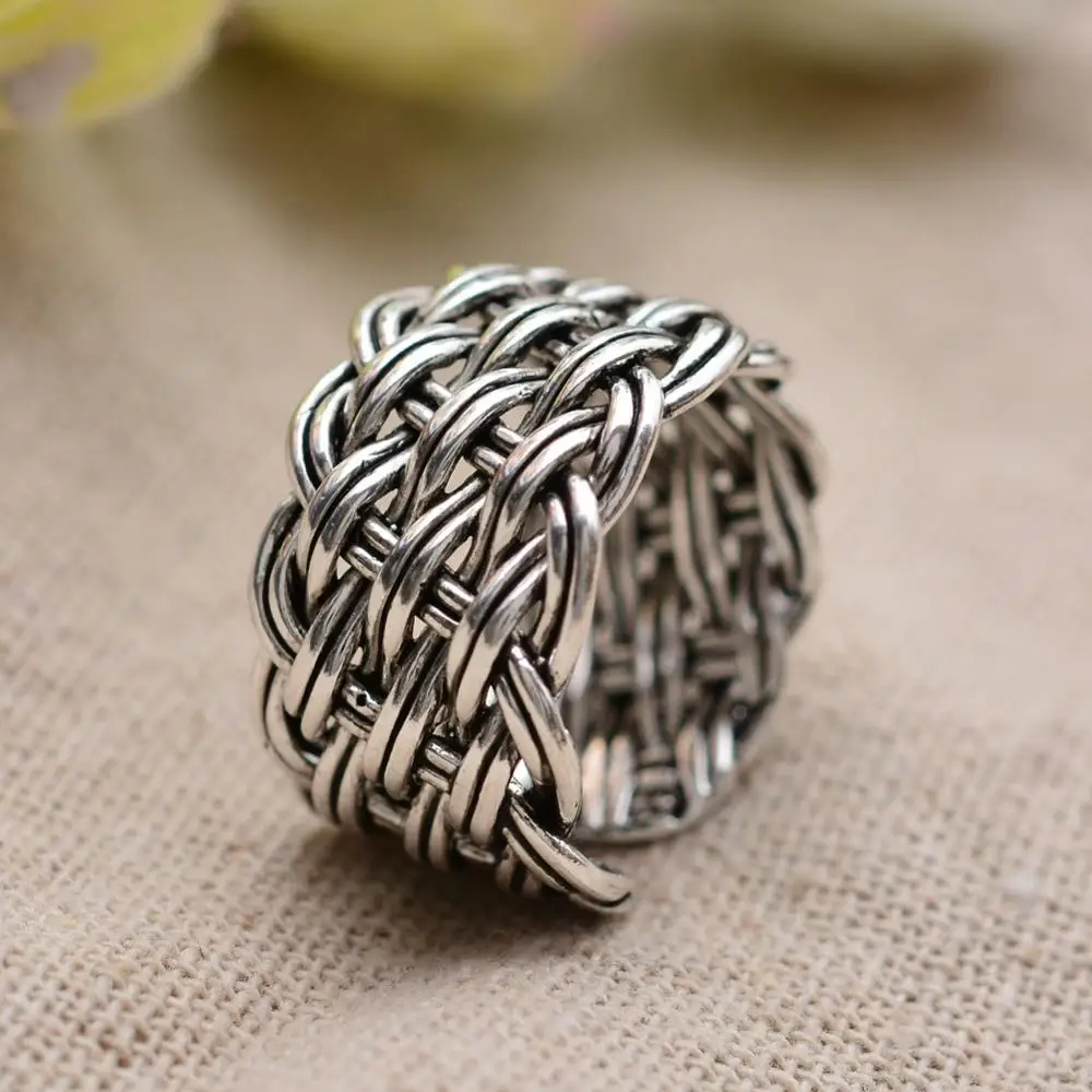 Finger-Rings Jewelry Flower Thai Silver Women Ladies 100%925-Sterling-Silver for Never