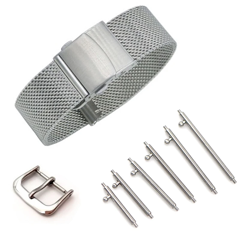10Pcs Quick Release Watch Band Single Switch Spring Bars 12mm 14mm 16mm 18mm 20mm 22mm Strap Link Pin Stainless Steel Watch Repair Tool Kit