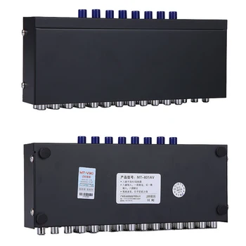 

8 In 1 Metal Accessory Amplifier Signal Stable AV Switch Box Easy Apply Switcher Video Audio Splitter Distributor Professional