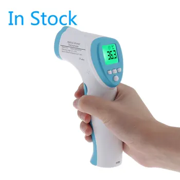 

Portable Non-contact Baby Adults Digital Thermometer Infrared Forehead Ear Body Temperature Meter Measuring Tool 2020 New