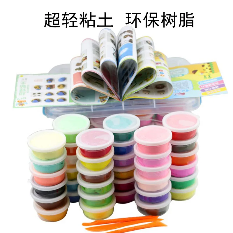 

Ultra-Light Clay Plasticene Environmentally Friendly Educational Handmade DIY Children Toy RUBIK'S CUBE Set Gift