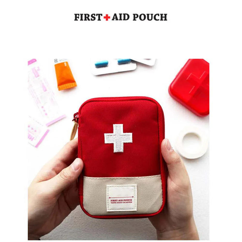Empty First Aid Bag Emergency Pouch Travel Medicine Pill Storage Bags Outdoor Survival Organizer PUO88