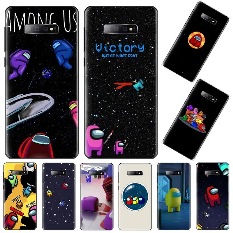 

among us hot funny game Phone Case For Samsung S6 S7 edge S8 S9 S10 e plus A10 A50 A70 note8 J7 2017