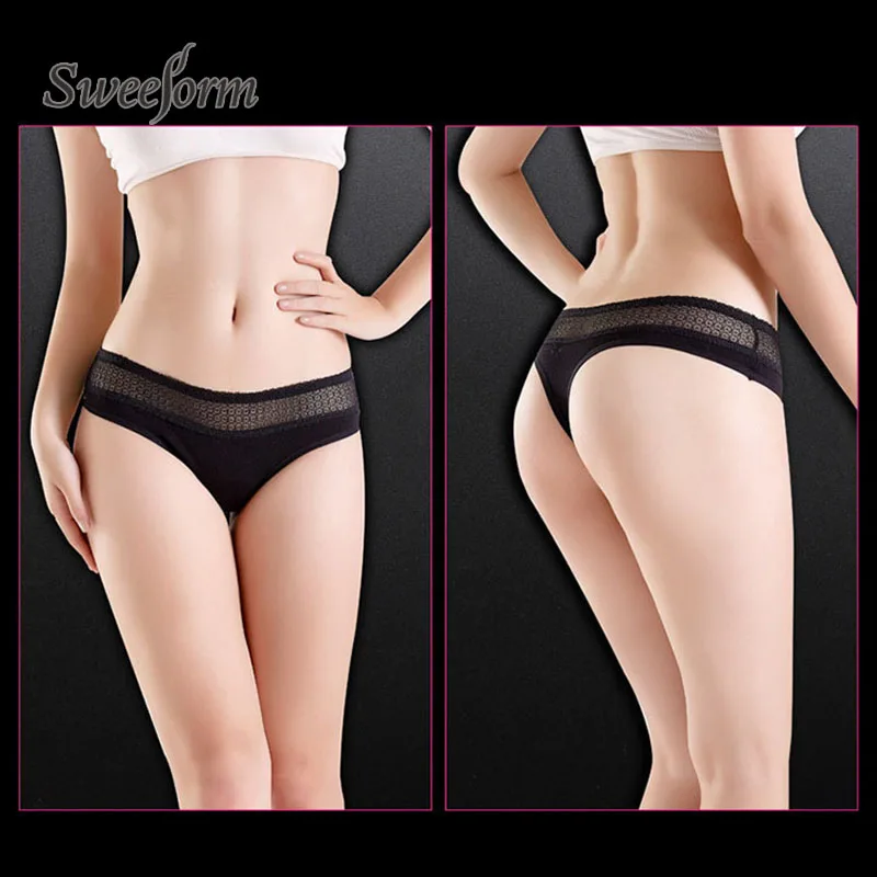 Кружевные бесшовные трусики Sweeform сексуальные стринги женское сексуальное