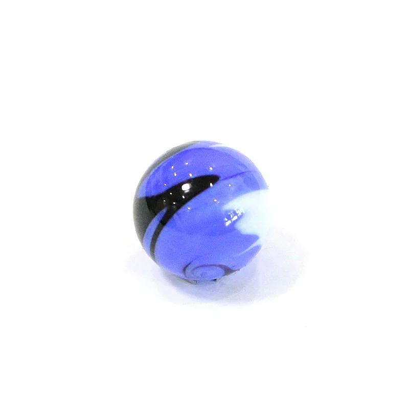 Handmade 25mm Colorful Murano Glass Marbles for Home Decor and Kids' Play