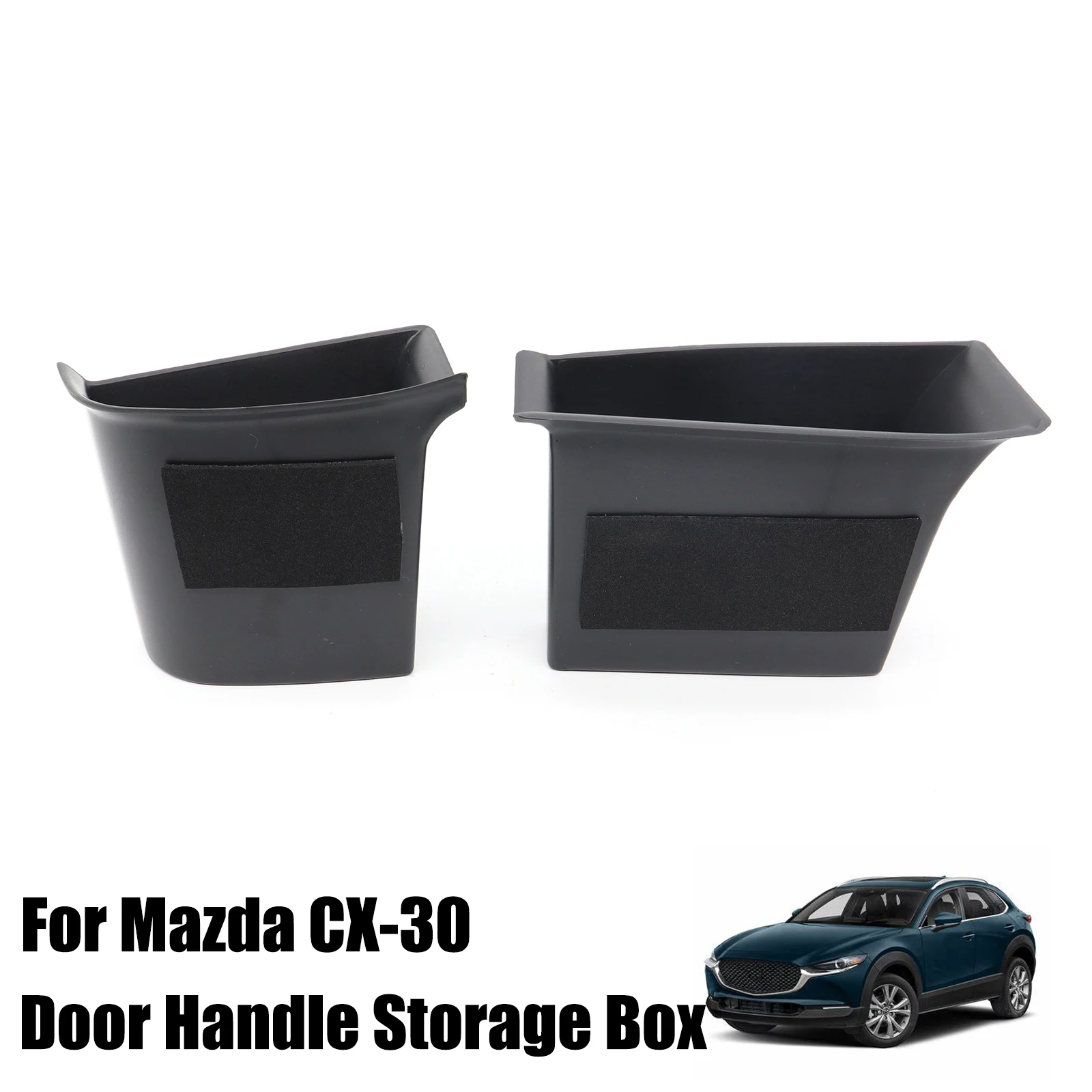 Car Storage Bin For Mazda 3 BP Axela CX30 CX-30 DM 2X Front Door Storage Box Container Grab Tray Organizer Car Accessories