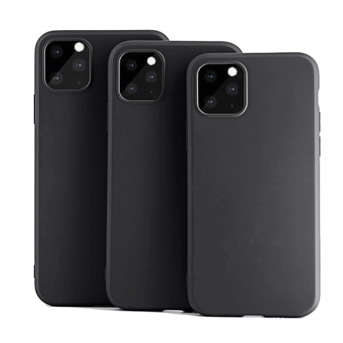 Воздушный цирк подарок Шелковый чехол для телефона черный мягкий iPhone 11 Pro Max 6 7 8plus