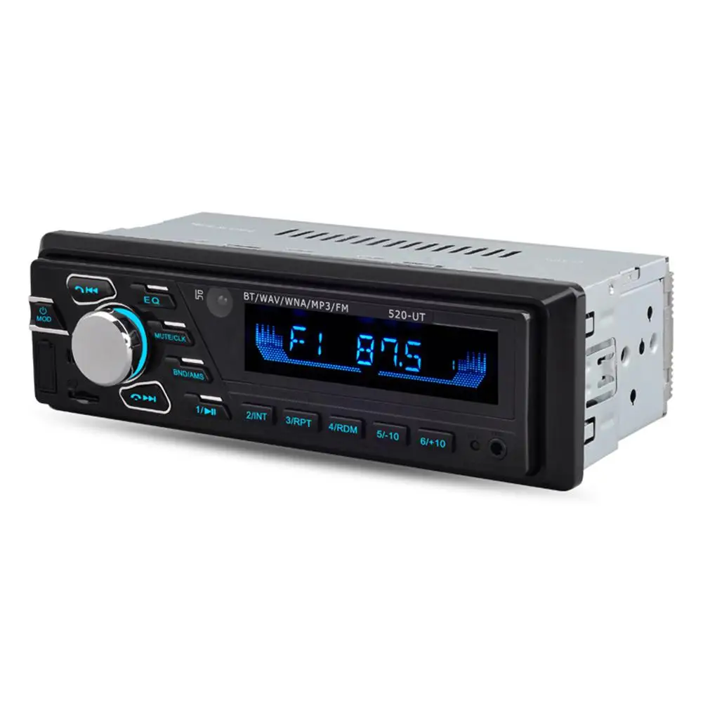 

12V Black Car Bluetooth Radio Hands-free MP3 Music Player USB Card Machine FM Radio Play Car Accessories