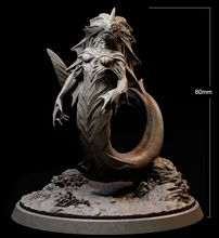 

60mm Resin Model Female Fishman Fish Man Figure Unpainted