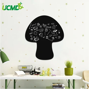 

Erasable Magnetic Chalk board Blakboard Magnets Lable Sticker Plant Shape Black Grey Grenn Boards Writing Board Home Decor Gifts