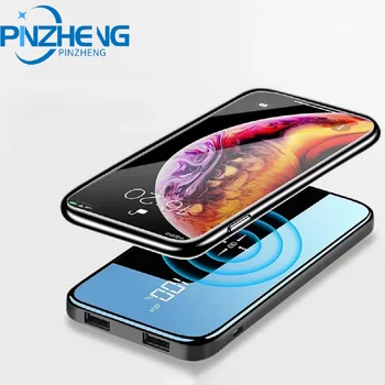 

Power Bank Wireless 10000mAh Portable Charger PowerBank Fast Charge USB External Battery For iPhone Xiaomi Ultra-thin Power Bank
