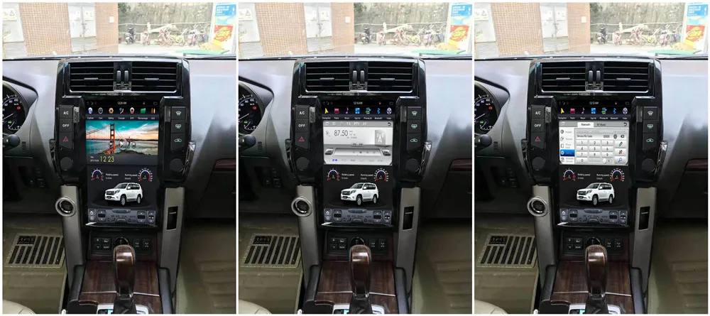 Sale Tesla style Car Multimedia Player head unit for TOYOTA Land Cruiser Prado 150 2010 - 2013 GPS navigation car Radio stereo no dvd 2 Sale Tesla style Car Multimedia Player head unit for TOYOTA Land Cruiser Prado 150 2010 - 2013 GPS navigation car Radio stereo no dvd 2