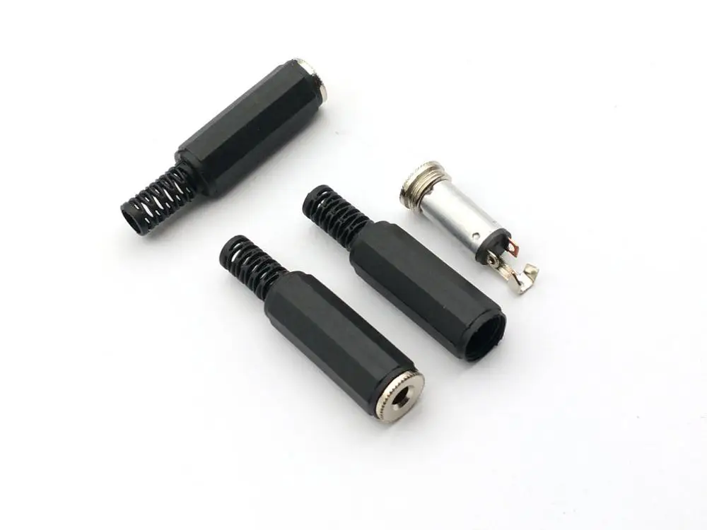 3.5mm Female Stereo Adapter Jack Plug Audio Connector 10pcs