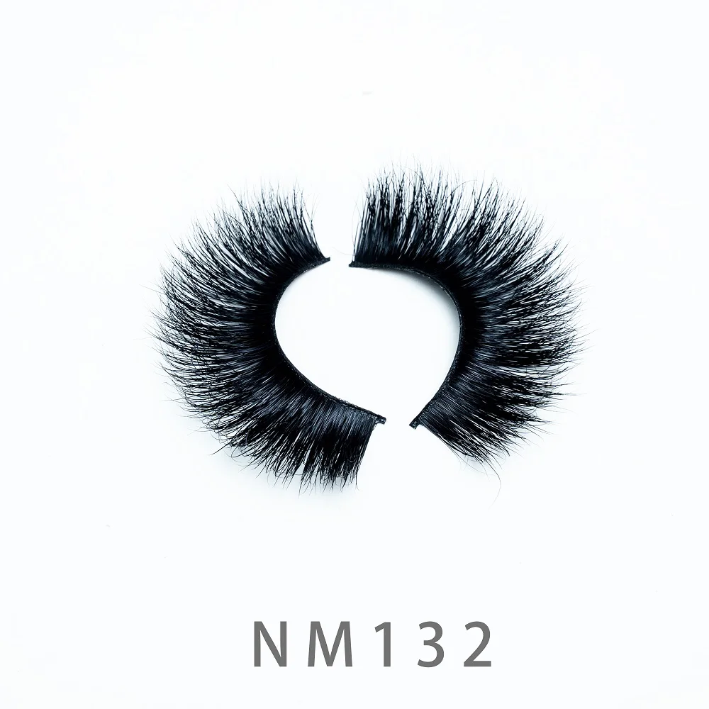 

20mm 5D NM132 Mink Strip Eyelashes Thick Cross Fuffy Natural Long 3D Lashes Dramatic Eyelash Extension Makeup Beauty Tools
