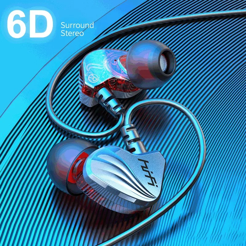 Olhveitra-Auriculares intrauditivos con cable para ordenador, Auriculares estéreo manos libres con micrófono, para iPhone, Samsung, PC, 3,5mm