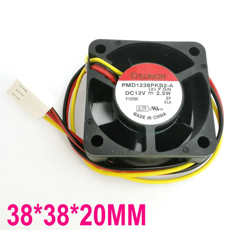 New Original FOR SUNON PMD1238PKB2-A 3820 12V 2.5W Cooling Fan hzdo 38*38*20mm |