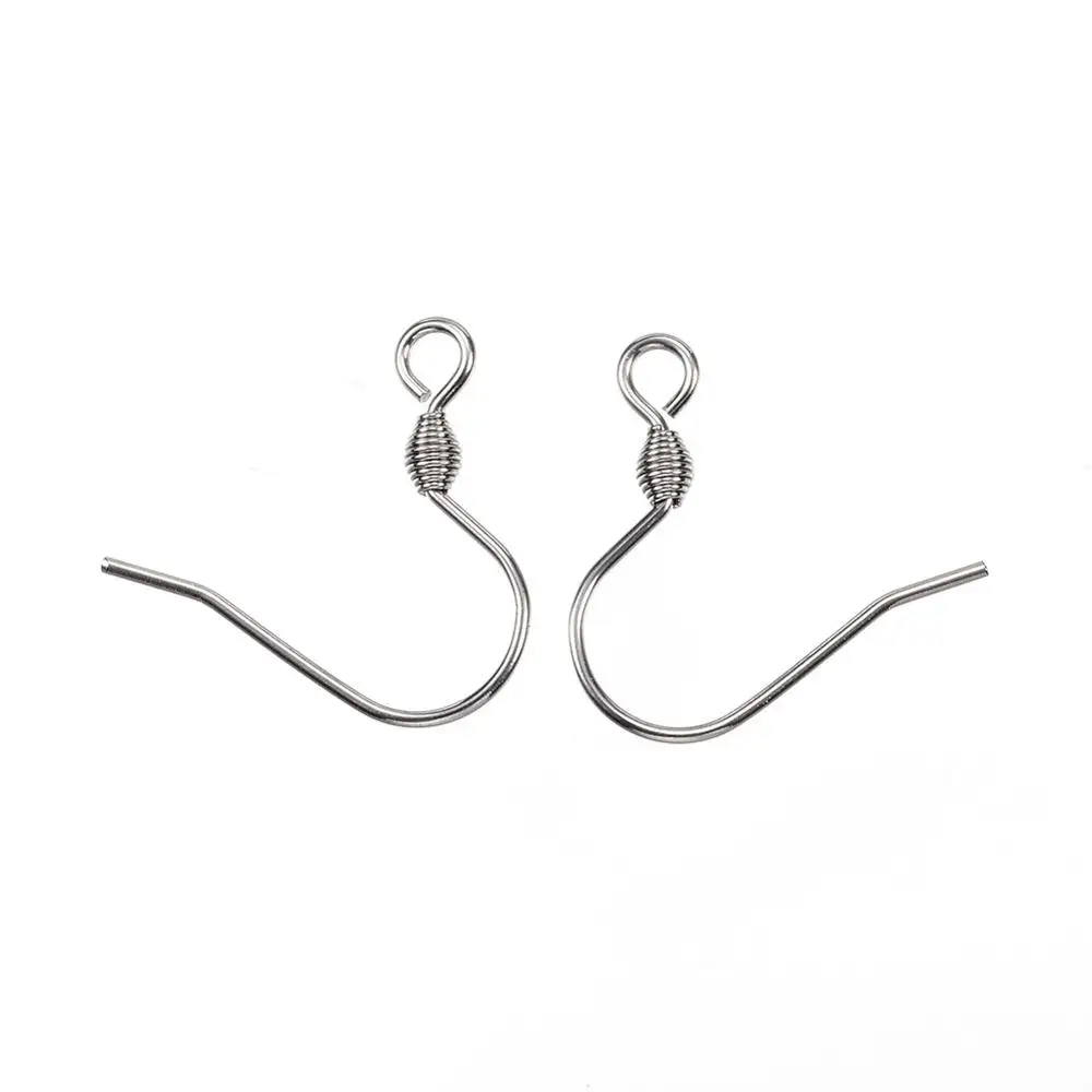 Hot Sale New DIY Earring Hook Ear Wire Hook Coil For Jewelry Making Findings