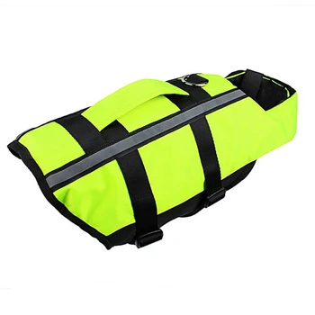 

Pet Dog Life Jacket Vest For Small Large Dogs Breathable Reflective Yellow Dog Harness Saver Vests Dog Clothes