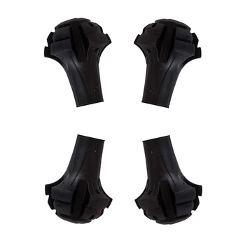 

Four Pack of Extra Durable Rubber Replacement Tips (Replacement Feet/Paws / Ferrules/Caps) for Trekking Poles - Fits All Standar