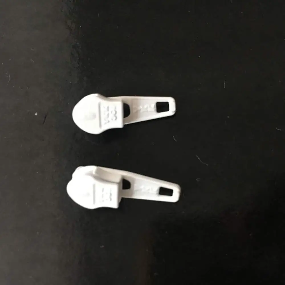 30pcs/lot 3# Ykk Nylon Coil Zipper Sliders Pull Head Front ( Pants) Back (jacket and Waterproof Zip) Sewing Accessories