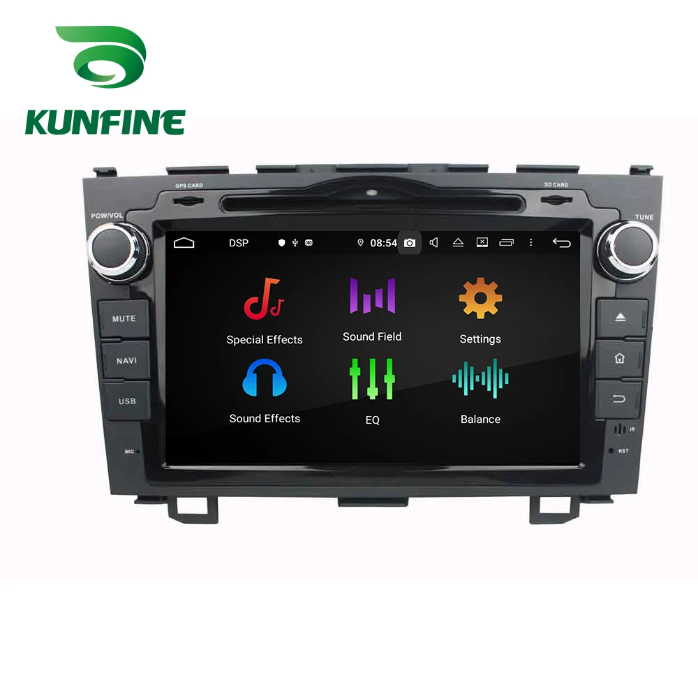 Android 9,0, четыре ядра, 4 Гб ОЗУ, 64 Гб ПЗУ, автомобильный DVD, gps навигация, мультимедийный плеер, автомобильный стерео для HONDA CRV 2006 2007 2008 2009