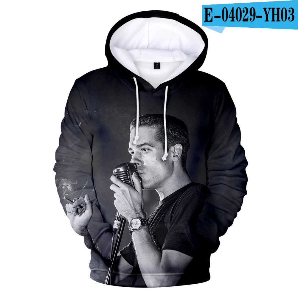 Американский рэппер G-Eazy Джералд Эрл гиллум молодой Джералд 3d печать толстовка с капюшоном для мужчин/женщин Повседневная Хип-хоп толстовки Одежда - Цвет: YH03