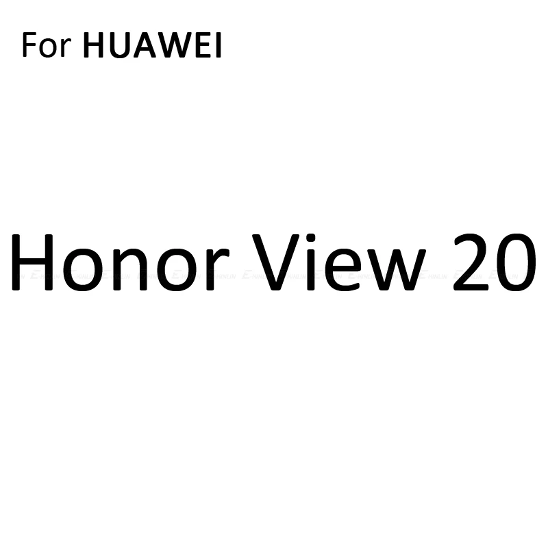 3D углеродное волокно задняя крышка Защитная пленка для экрана для HuaWei Honor Note 10i 20i 20S View 30 20 10 Pro Lite V9 Play не стекло - Цвет: For Honor View 20