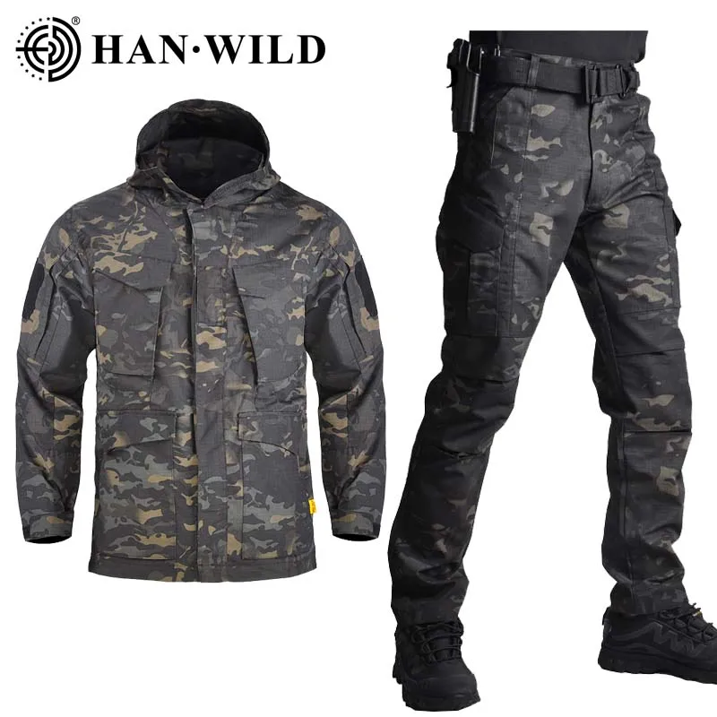 HAN WILD M65 армейская куртка комплект одежды военные тактические камуфляжные
