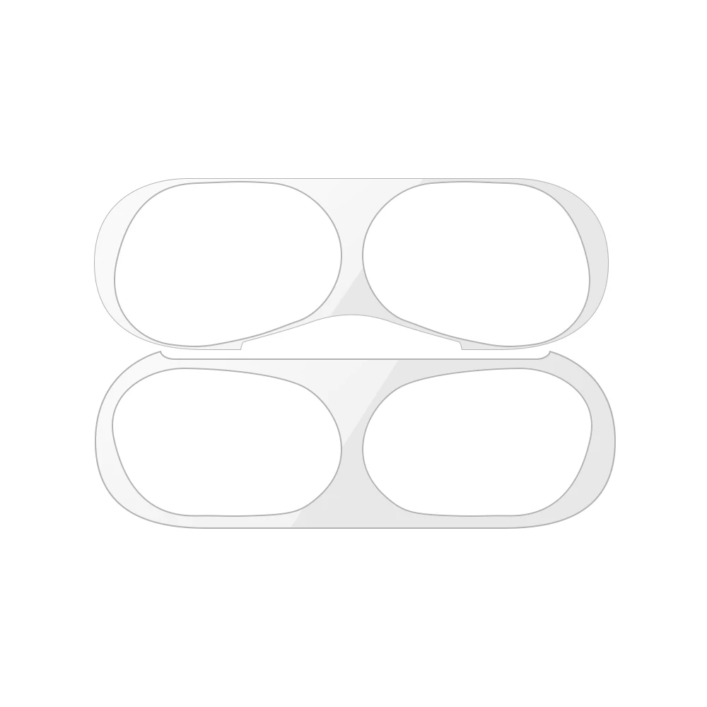 Металлическая Пылезащитная наклейка для Apple Airpods Pro защитная кожа для Airpods 3 зарядная коробка для наушников железная стружка защита от пыли - Цвет: 03
