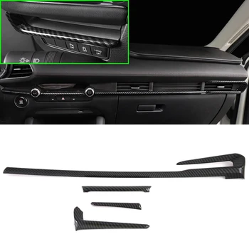 

LHD! For Mazda 3 2019 2020 ABS Carbon Fiber Car Styling Interior Center Console Decorative Strips Cover Trim Auto Accessories