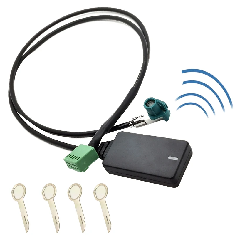 12 Spille 12V Wireless Per Auto AUX Adattatore Bluetooth 5.0 Hands