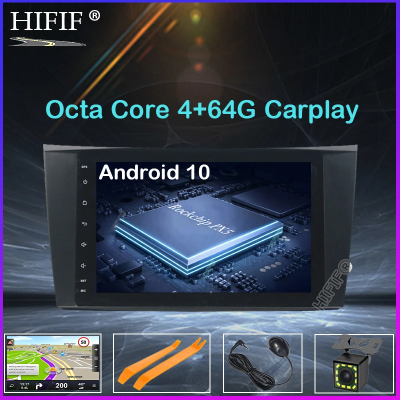 PX5 DSP Android 10 4G автомобиль 2 din GPS для E-Class W211 Mercedes Benz CLK G-Class W463 CLS W219 DVD плеер радио