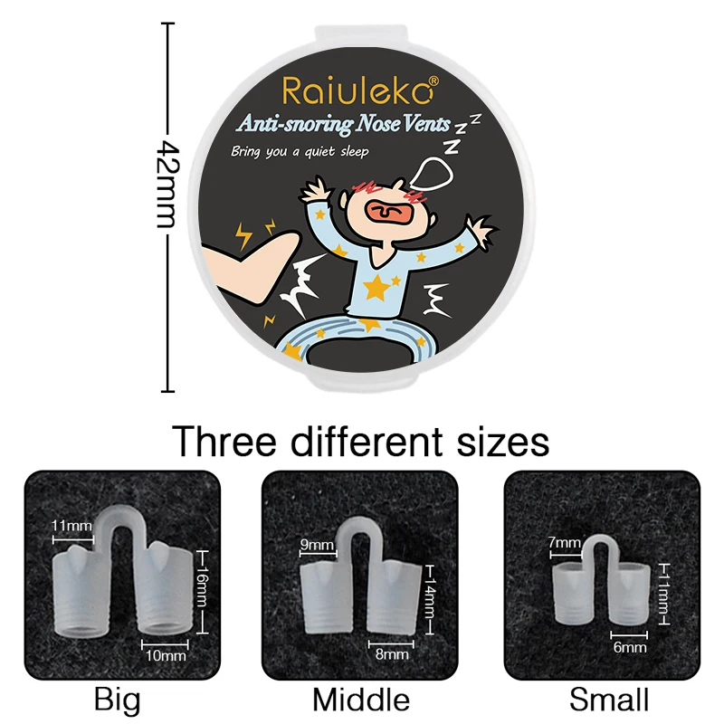 4 шт./кор. против храпа апноэ зажим для носа устройство дыхания расширитель