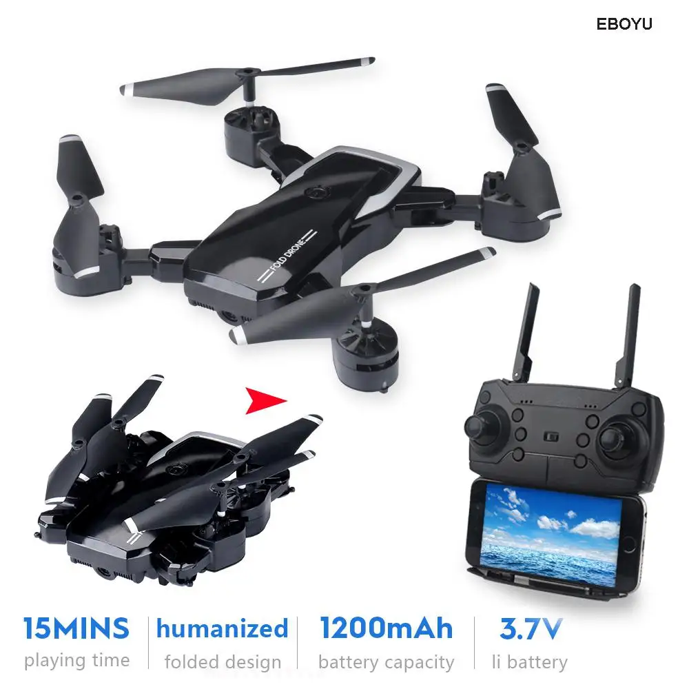 

RCtown LF609 2.4Ghz 4CH Fold Drone RC Drone Altitude Hold Headless Mode One Key Return RC Quadcopter RTF