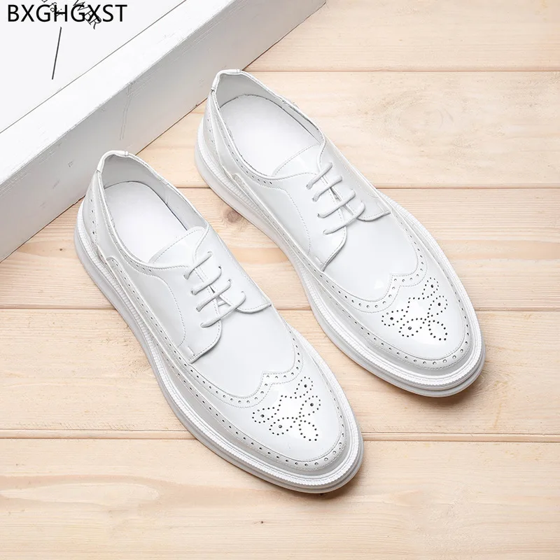 

Итальянские классические туфли для мужчин, офисные Мужские броги 2024, мужские оксфорды, кожаные туфли, повседневные деловые туфли, мужская обувь