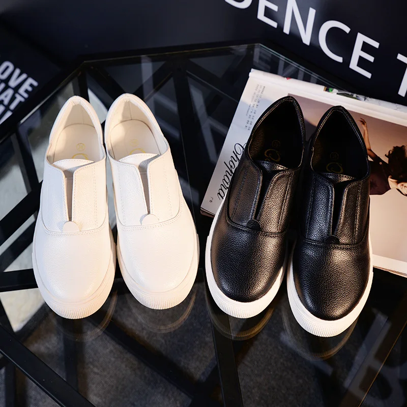 

2019 autumn new flat shoes women fashion simple solid color soft comfortable casual shoes Lok Fu shoes