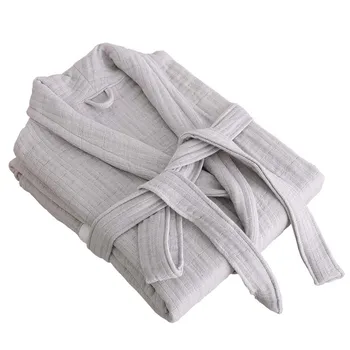 

Lovers Bathing Robe Cotton Yarn Towel Loungewear Female Male Nightgown Homewear Hotel Nightwear