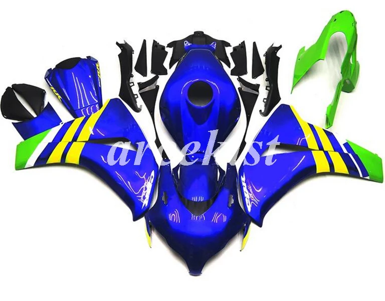 ABS инъекции мотоцикл обтекатели комплект Подходит для Honda CBR1000RR 2008 2009 2010 2011 1000RR 08 09 10 11 комплект черный матовый