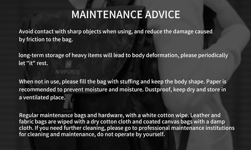 NAVIFORCE NFB6802 Business High Quality Backpack