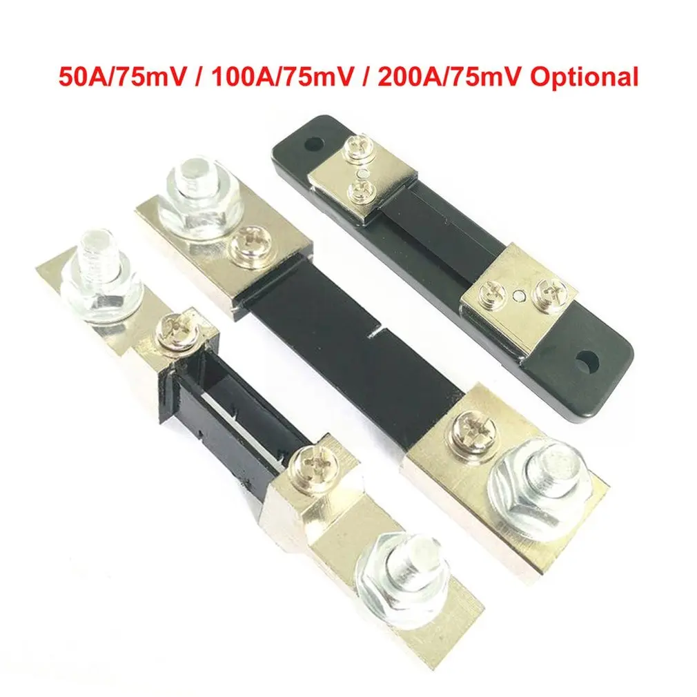FL 2 50A/100A/200A 75MV DC Токовый Шунт резисторная панель для цифровой амперметр