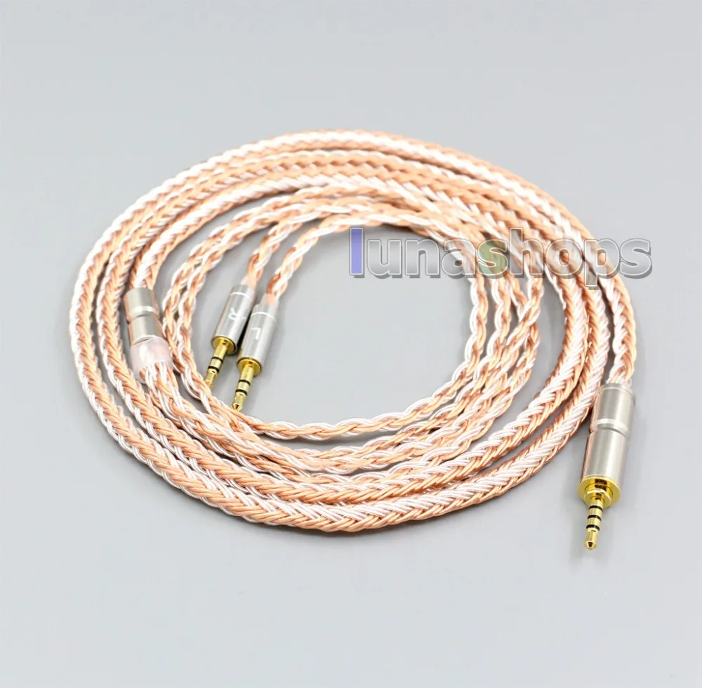 

16 Cores Silver OCC Replacement Cable for HD477 HD497 HD212 PRO xiaomi Headphone XLR 2.5mm 4.4mm 3.5mm LN006021