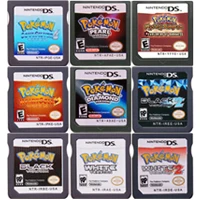 Игровая консоль картриджей серии Pokeon Black White Heart Gold SoulSilver Diamond Pearl Platinum R4 версия для