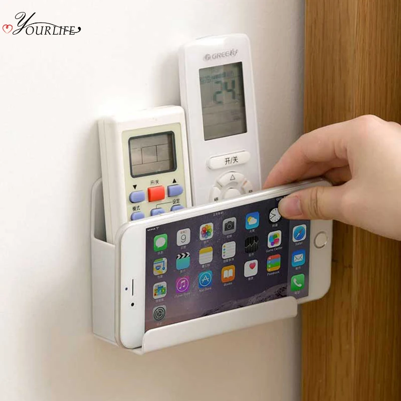 Organizer Rack Remote-Holder Glasses-Key Wall-Shelf Sundries-Storage Multi-Function Mobile-Phone